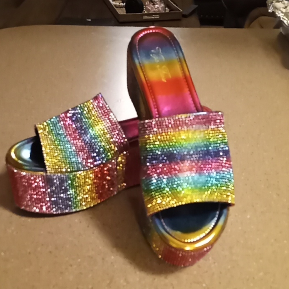 Women platform slides Shoes